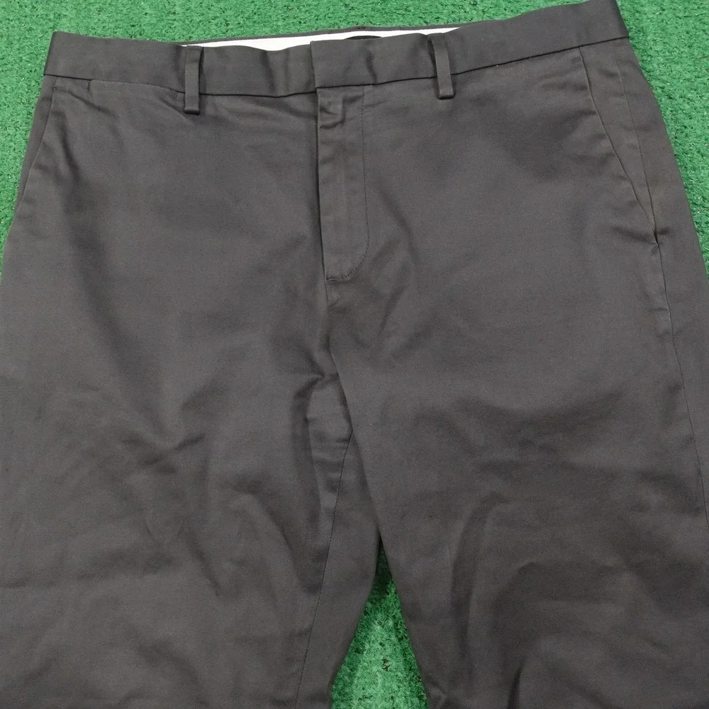 Banana‎ Republic Aiden Slim Fit Chino Pants Mens 35x30 (36x27) Gray Cotton